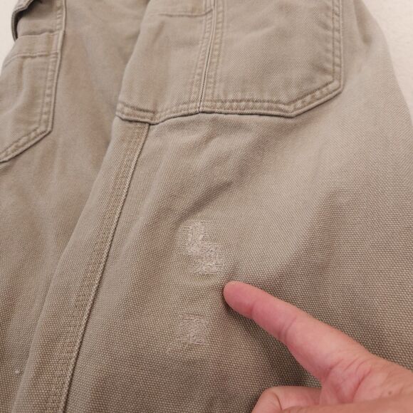 Duluth Trading Co Mens Cargo Pants 36x28 Tan Heavy Duty Workwear Outdoor - Picture 8 of 8